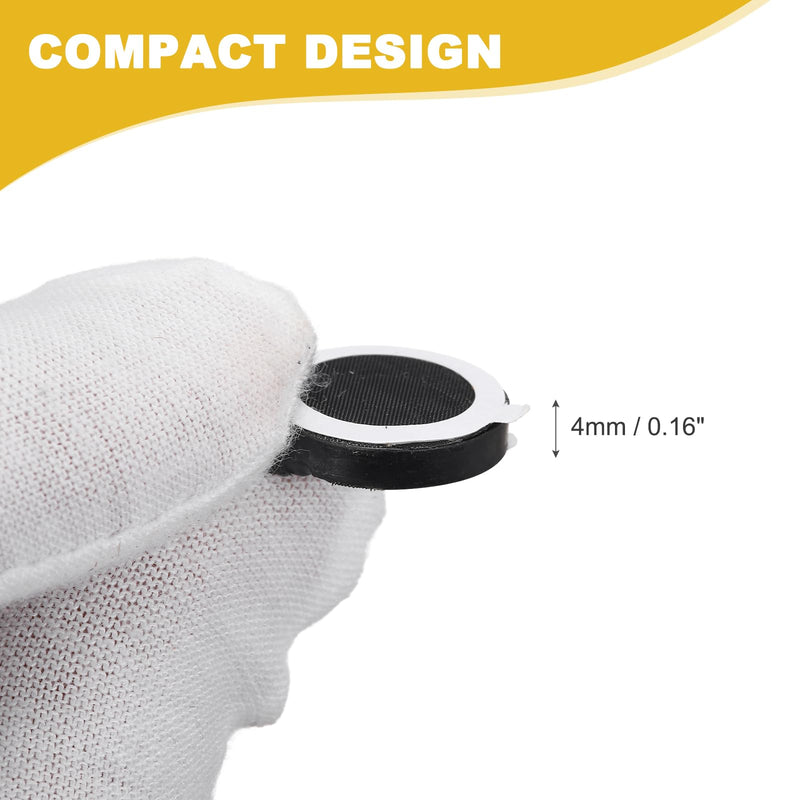 5pcs Internal Magnet Speaker (16mm / 0.6" Dia) - 1W 8 Ohm Round Internal Micro Magnet Loudspeaker with 80mm Terminal Wire for DVD EVD Mobile Portable Advertising Machine, Black 0.6" + 80mm Terminal 5