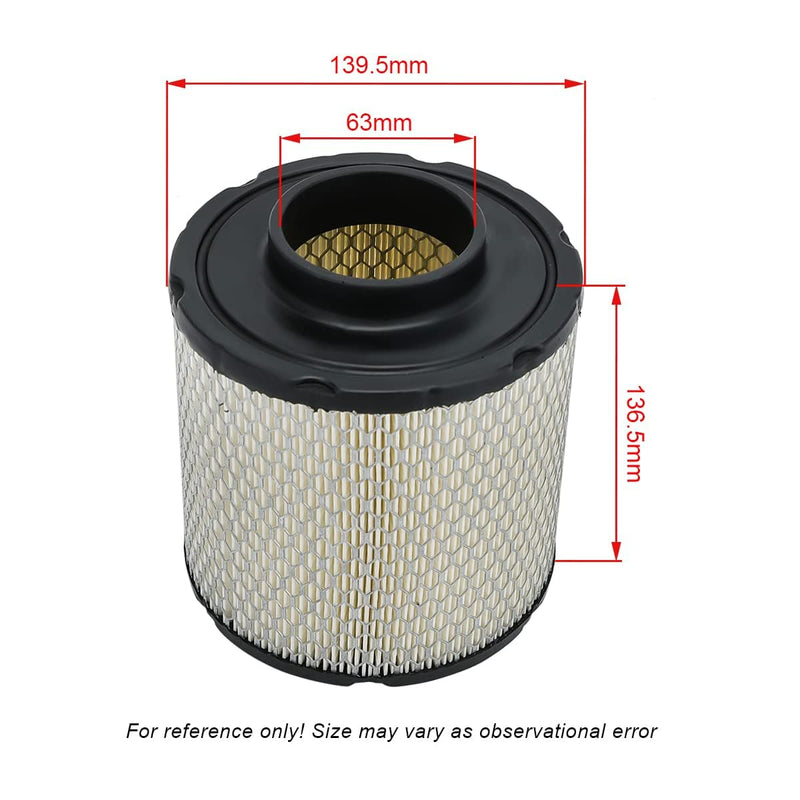Polaris Ranger 570 Air Filter 7082037 2521372 for ATV ACE Ranger 570 500 325 EFI 2014 2015 2016 2017 2018 2019 2020 2021 2022 2023 Polaris Side by Side Accessories Ranger 570 EFI Air Filter