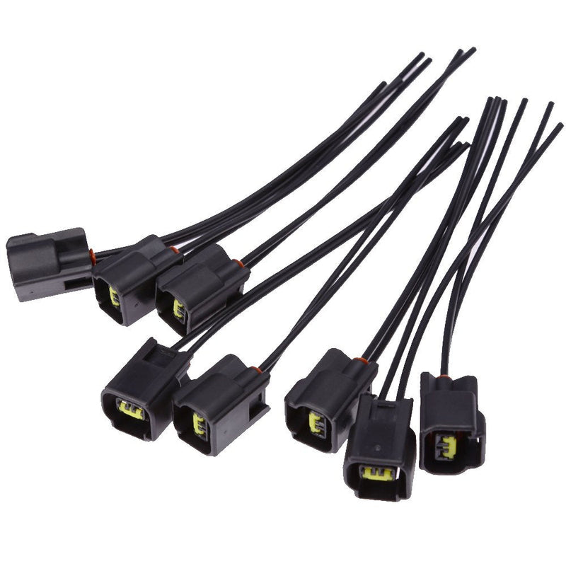 Modular Ignition Coil Harness Connector Pigtails Replacement for 4.6L 5.4L 6.8L Ford Mustang Cobra (8Pcs)