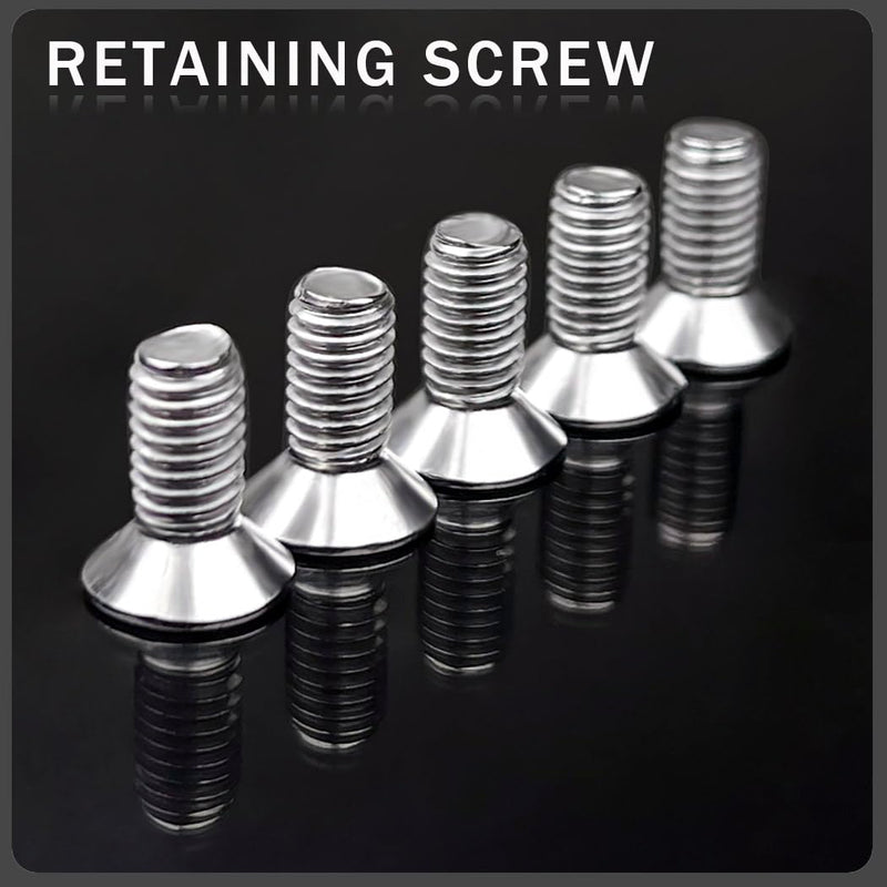 12PCS Stainless Steel Brake Disc Rotor Screws 93600-06014-0H - Universal Fit for Honda, Acura, Hyundai and Kia Models - Stainless Steel Retaining Screws for Front and Rear
