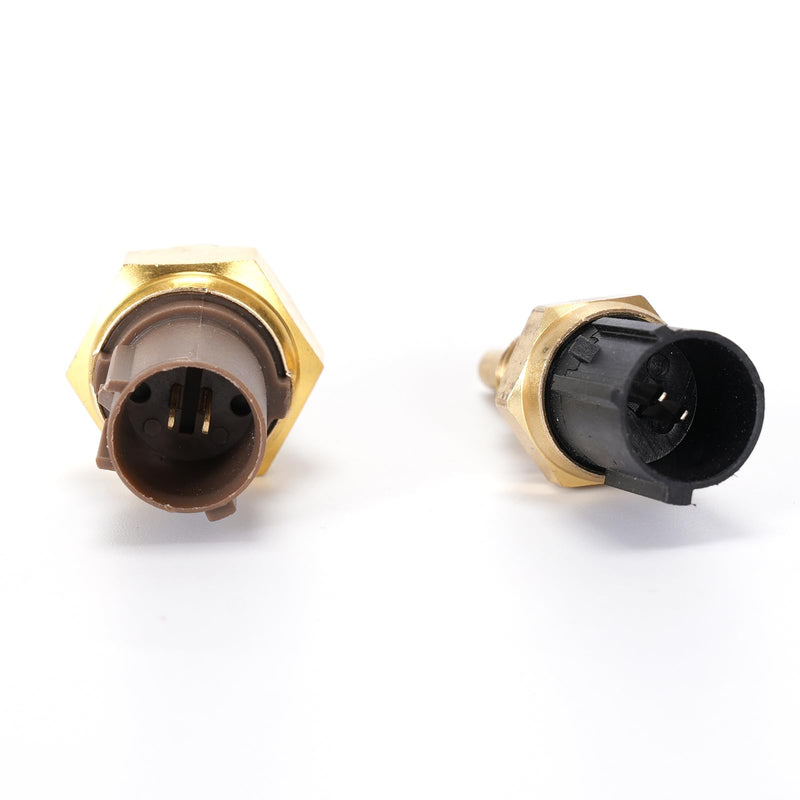 Rldym Engine Coolant Temperature Sensor Temp Sender Kit 37870-PJ7-003 37760-P00-003 for Honda Accord 1992-2002, Honda Civic 1992-2005 2PCS