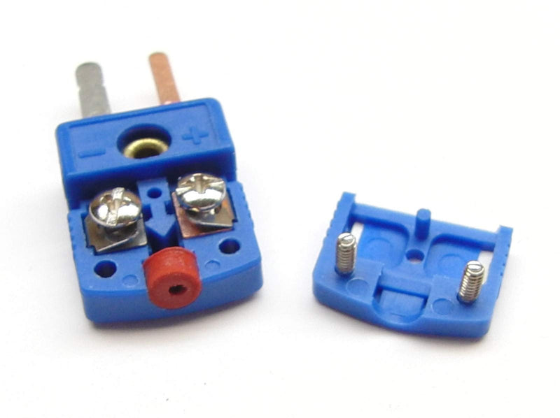 T-Type Thermocouple Type-T, PFA-Insulated Probe, Mini Connector, Exposed Sensor, 10ft, 24 Gauge