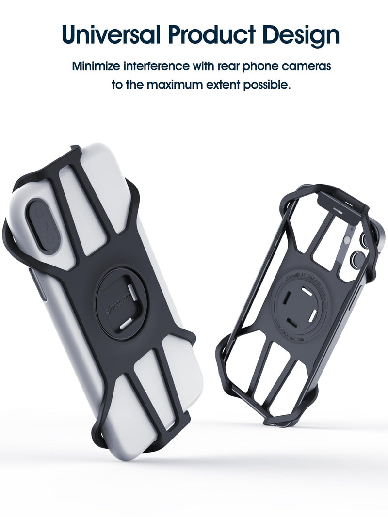 sincetop Series Q [ Quad ] Bike/Motorcycle Handlebar Phone Mount + Silicone Adapter