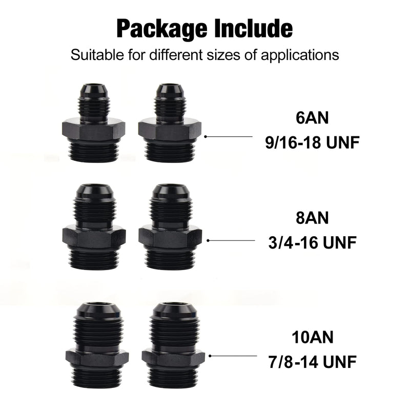 EVIL ENERGY Inline Fuel Filter 100 Micron with 6AN 8AN 10AN Adapter&Bracket Clamp 50MM Universal