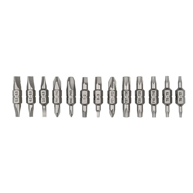 Wiha 77791 14 Piece Ultra Driver 26-in-1 Bit Holder Set Technicians