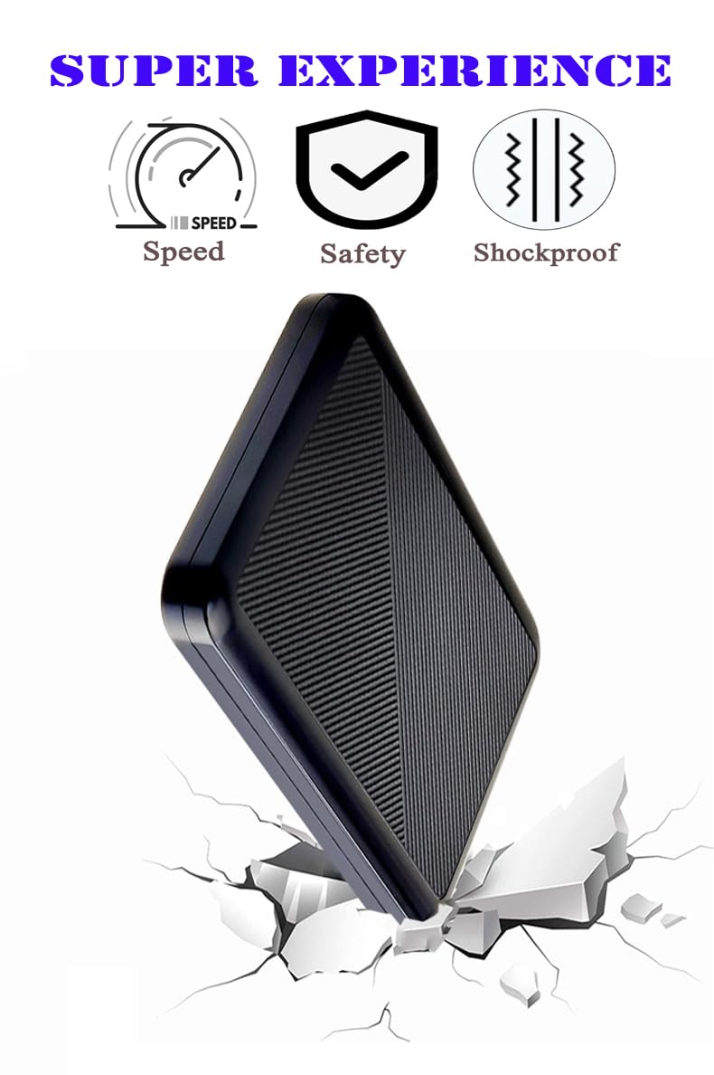 1TB Ultra Slim Portable External Hard Drive USB 3.0 HDD Storage for PC, Mac, Laptop, PS4, Xbox one 1TB