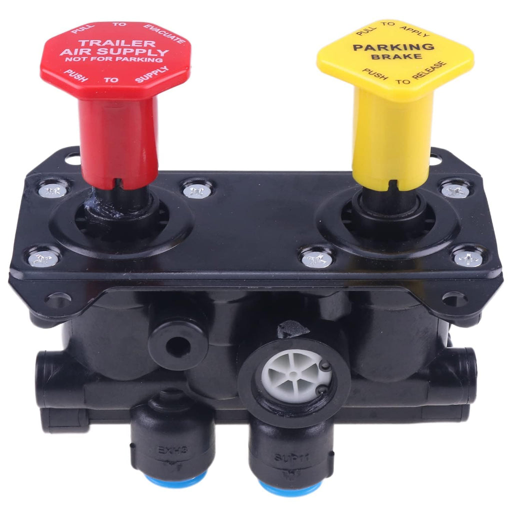 MV3 Dash Air Brake Control Valve 800519 065186 107433 Compatible with Freightliner Kenworth Peterbilt Volvo Western Star Ford Bendix Truck Trailer Parking Module