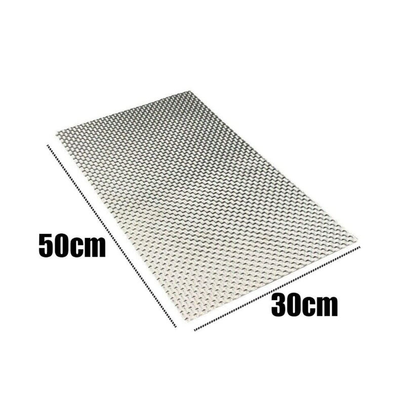 Embossed Aluminum Heat Shield Automotive 12'' x 20'' High Temperature Thermal Barrier Exhaust Electrical For Cars/Turbo Manifold 12 inch W x 20 inch L