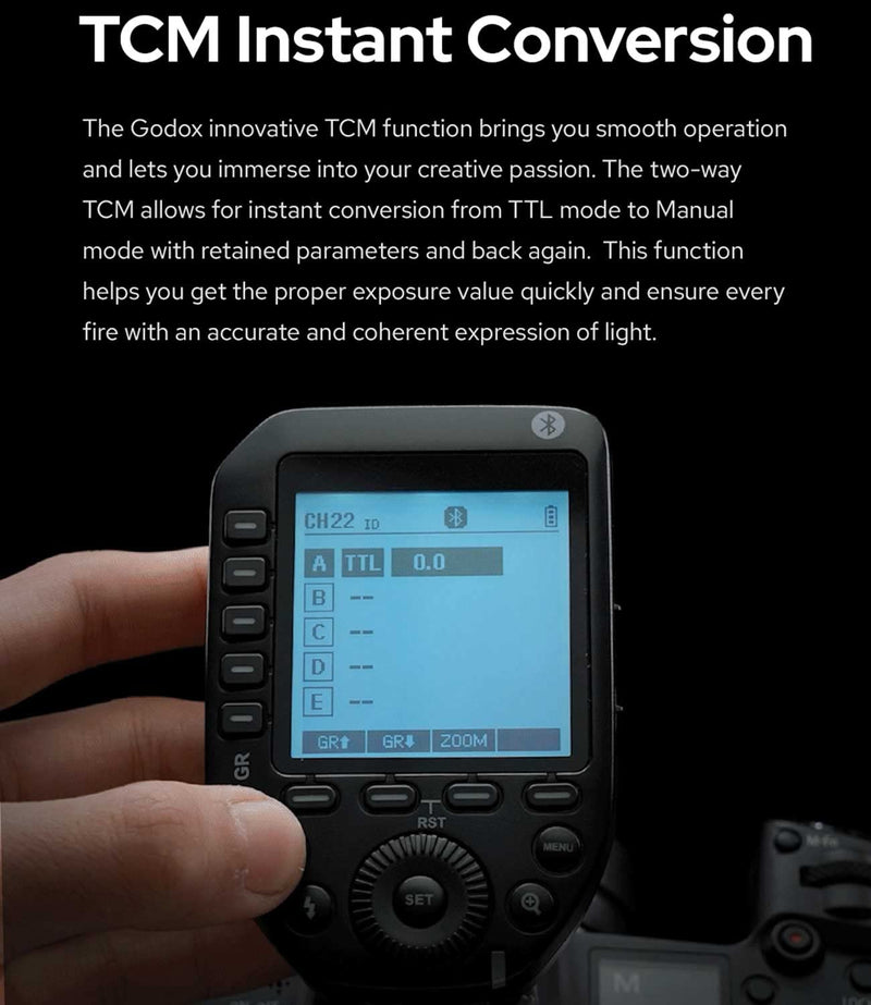 Godox XProII-N TTL Wireless Flash Trigger Transmitter Compatible with Nikon Cameras, 2.4G HSS 1/8000S Bluetooth Connection, Quick Hotshoe Locking (Upgraded XPro-N)