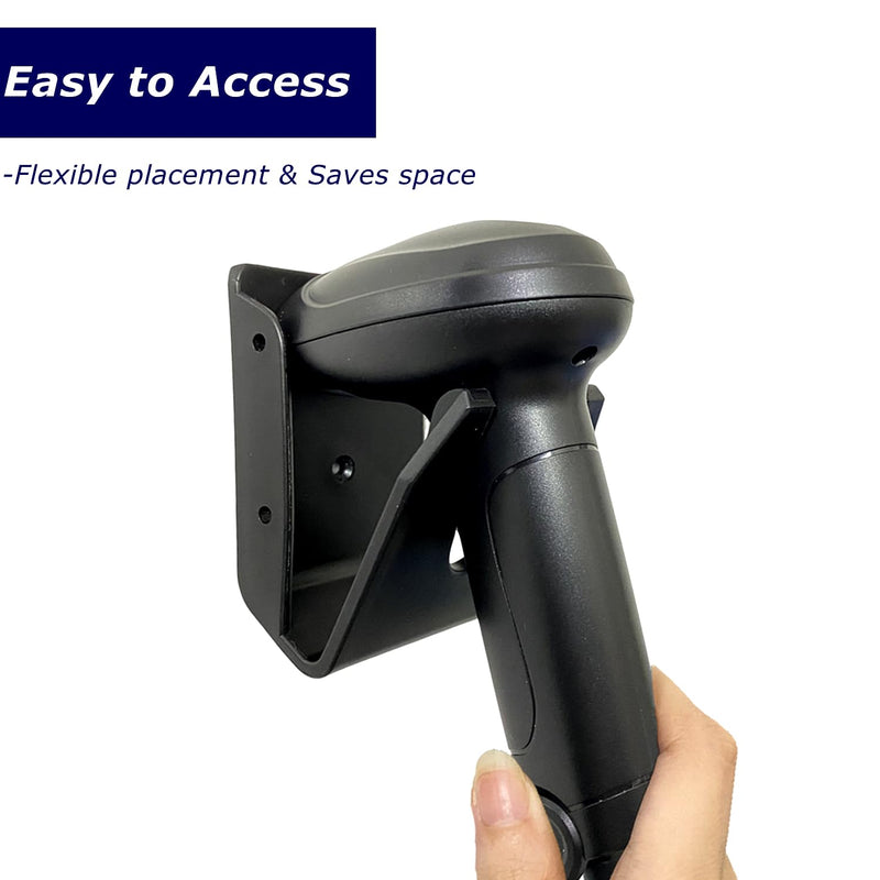 Universal Scanner Holder,Barcode Scanner Holder,Barcode Reader Bracket Wall Mount Fit for Zebra Symbol LS2208 DS2278 LI4278 Most Barcode Scanners, with Screws & Wall Stickers (5pcs-Holder A1) 5pcs-Holder A1