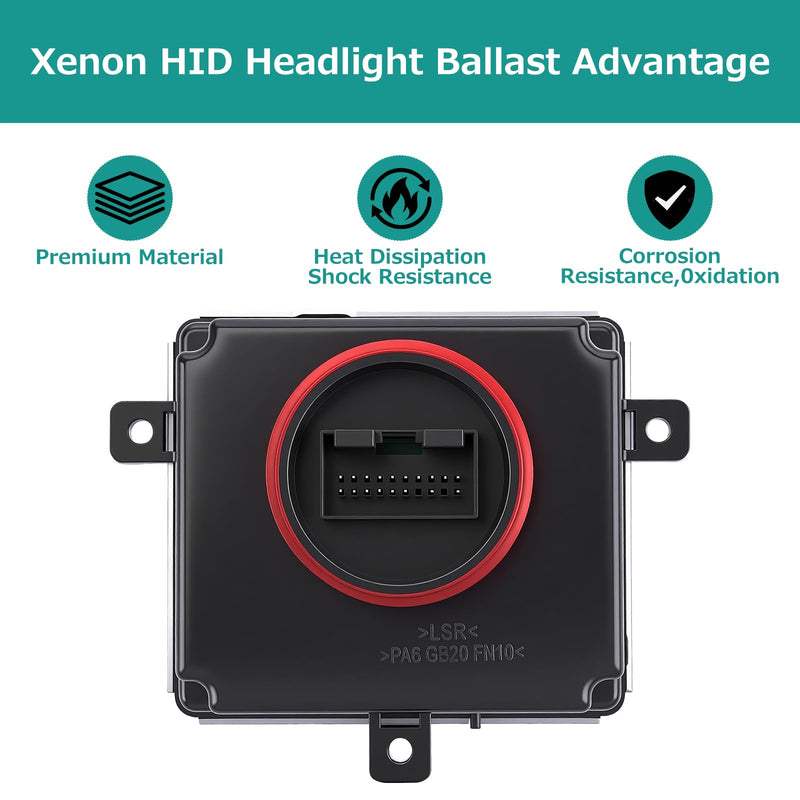 DRL Ballast Control Unit Module for Audi A6 A7 2012-2017 | Replaces 4G0907697F | Aluminum Build | Fast Startup Stability | Fit R8 Alltrack CC