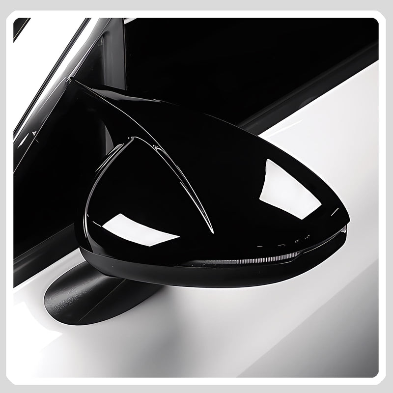 Side Mirror Cover, for Kia K5/Optima 2021 2022 2023 2024 2025 2026, Bright Black Side Rear Mirror Covers Body Kit Accessories for Cars For kia K5/Optima 2021-2025(Style A)