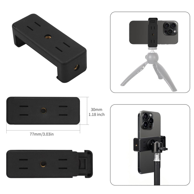 Camera Tripod Screw Adapter Kit 1/4 to 3/8 Adapter Tripod Accessories Attachments Hot Shoe E Clip for DSLR Camera 30PCS
