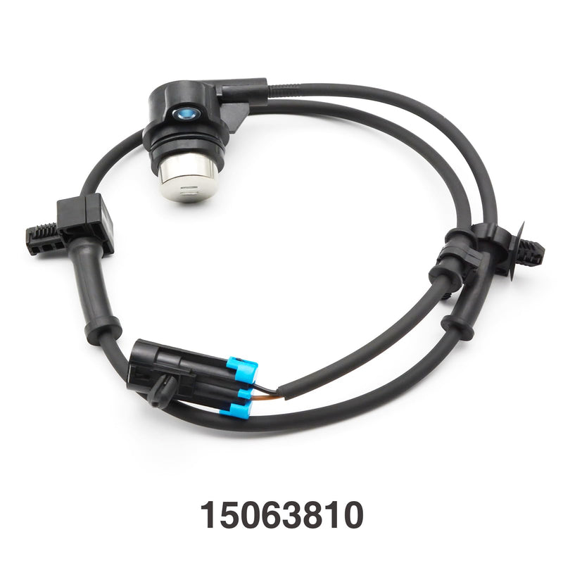 Rear ABS Wheel Speed Sensor Compatible with 2003-2006 Cadillac Escalade/Escalade ESV/Escalade EXT/Chevrolet Avalanche 1500 2500/ Suburban 1500/ Tahoe/GMC Yukon/Yukon XL OE# 15063810