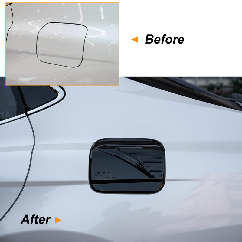 Compatible with Toyota Camry Gas Tank Door Cover Gasoline Fuel Petrol Oil Filler Caps Decoration for Camry 2025 -Piano Black for 2025 Camry