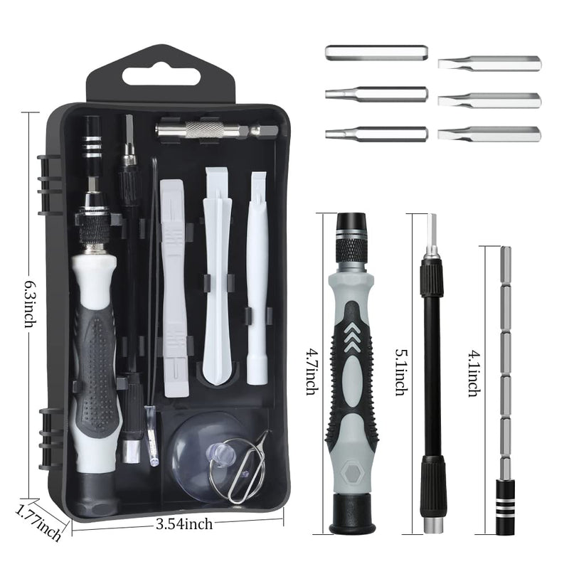 Precision Screwdriver Set, Lifegoo 122pcs Magnetic Repair Tool Kit for iPhone Series/Mac/iPad/Tablet/Laptop/Xbox Series/PS3/PS4/Eyeglasses/Watch/Cellphone/PC/Camera/Electronic 122 in 1