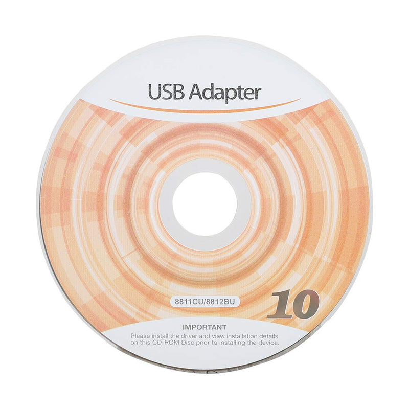 Band 802.11AC Card + CD, USB Internet Adapter Built-in PCB Antenna 100m / 109.4yd Desktop PC Connecter - 2.4G (150 Mbps) / 5G (433 Mbps)