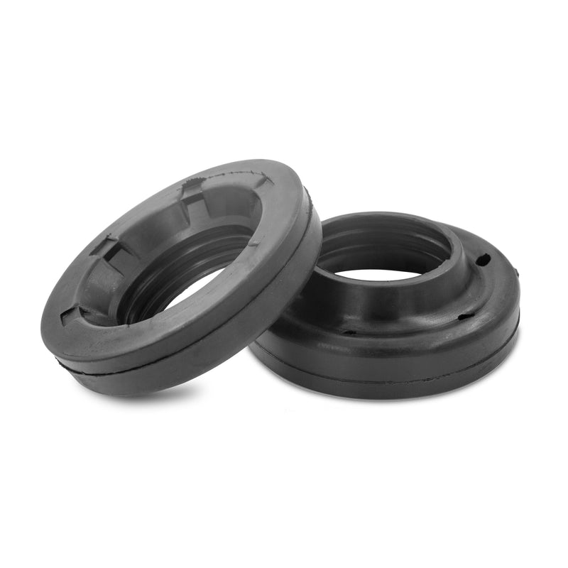 Front Coil Spring Insulators, Front Upper Coil Spring Isolators Compatible with 2007-2018 Jeep Wrangler JK JKU (Stock height, Pair)