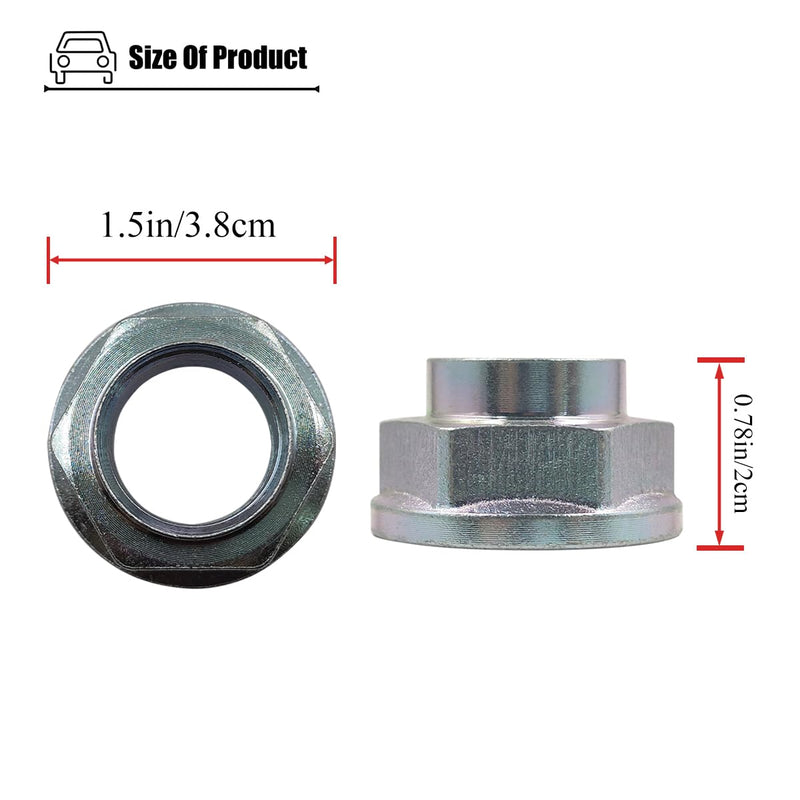 2PCS Transmission Axle Nuts Compatible with Subaru Forester Crosstrek Impreza Ascent Outback BRZ Legacy Baja, CV Axle Nut for 902170049