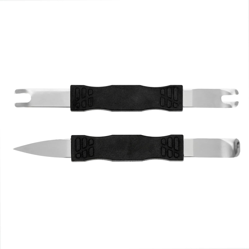 ARES 10123 – 2-Piece Automotive Trim Tool Kit – Ultra-Thin Prybar Ends Offer Superior Strength Without Damaging Material – Removes Trim, Molding, Fasteners, Panels, and More 2-Piece Auto Trim Tool Kit