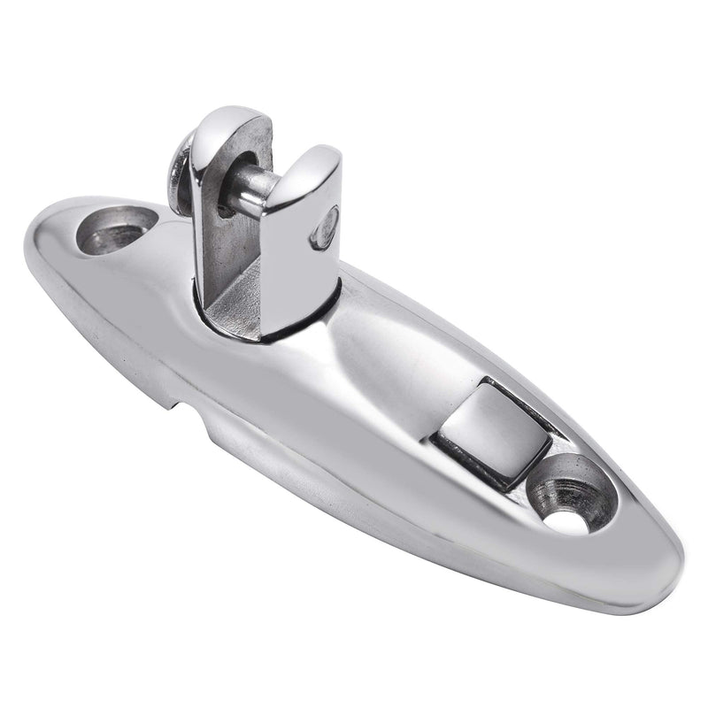 Boat Bimini Top Swivel Hinge,316 Stainless Steel Deck Side Mount Quick Release Hinge,Marine Hardware Accessories,Include Screws, Pack of 2
