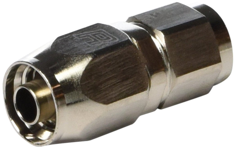 Edelbrock 610021 Endura Anodized Aluminum -6AN Straight Hose End 1 Count (Pack of 1)