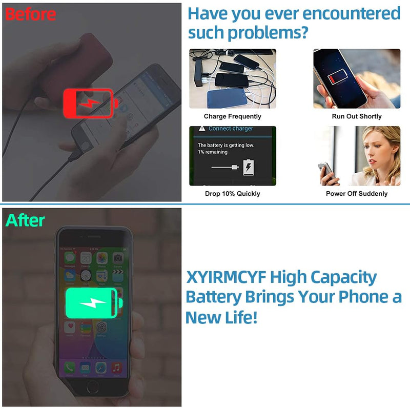 19999mAh Super Capacity Battery Compatible with iPhone Xs MAX, 0 Cycle Li-Polymer Replacement Battery for iPhone Xs MAX, with Professional Repair Tool Kit XS MAX-19999