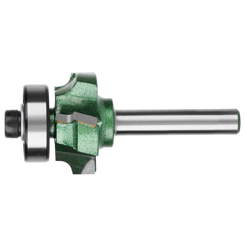Banding Cutter,Trimmer Wood,R1 Bit Slotting Router Cutter,Banding Trimmer Routers Bevel Top Trim Router Woodworking Milling Cutter 4 Teeth Trimming Cutter Trimmer Router Bit(1/4 * R3) 1/4 * R3