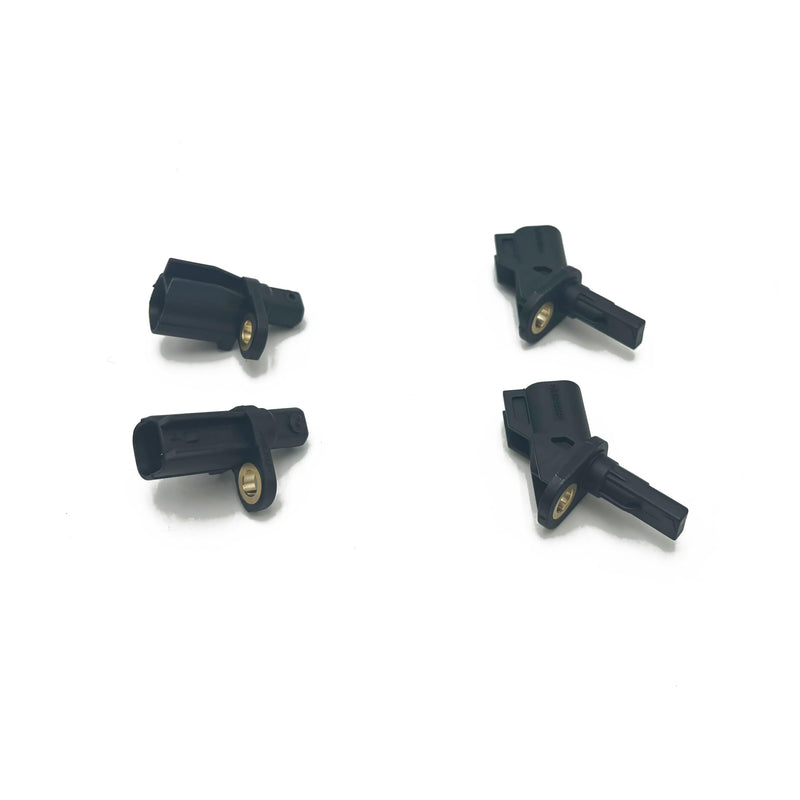 4Pcs Front Rear Left and Right ABS Wheel Speed Sensor Compatible with Ford Focus Escape C-Max Replacement for Lincoln MKC XC70 XC60 V70 V50 S80 S60 S40 C70 C30 Replaces 3M5T2B372AB 3M5T2B372BB