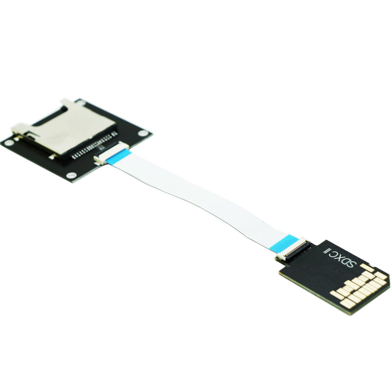 Sintech SD SDXC UHS-II Male to Female Extension Card with 9CM Flex Cable,Support SD/SDHC/SDXC UHS-II UHS-I V60 V90