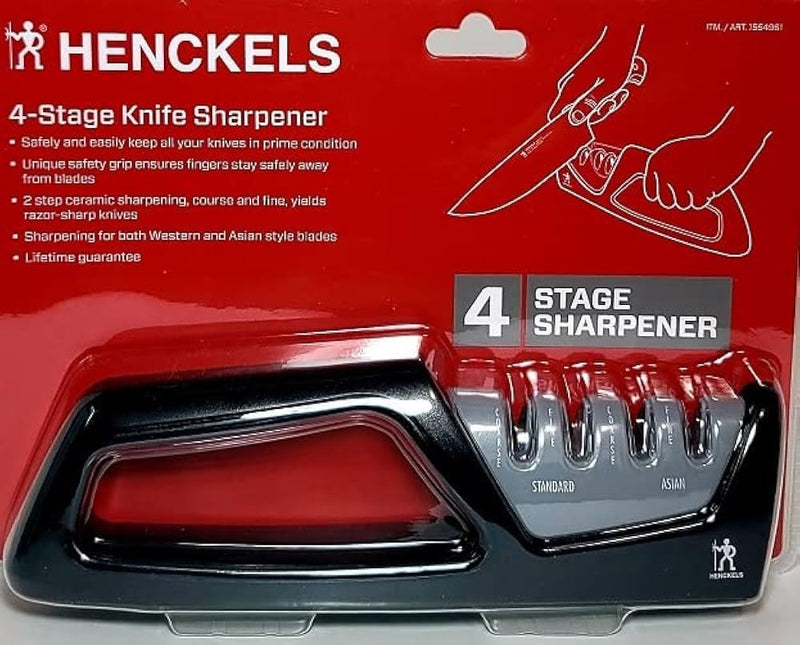 Henckels 4-Stage Handheld Knife Sharpener