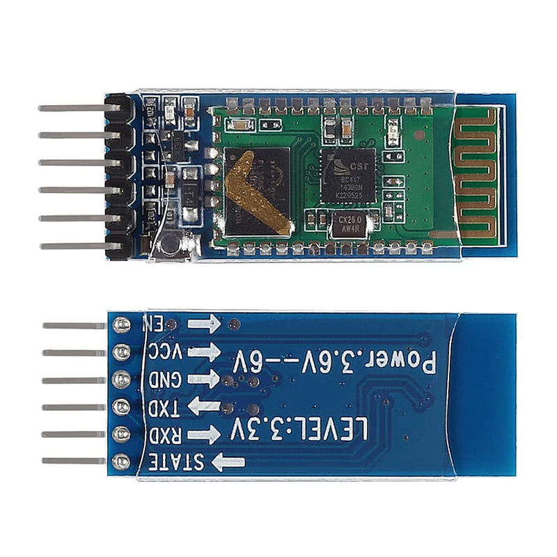 4PCS Bluetooth Module BT Modules 6 Pin Wireless RF Transceiver Long Range Bluetooth Transceiver for Arduino (HC-05)