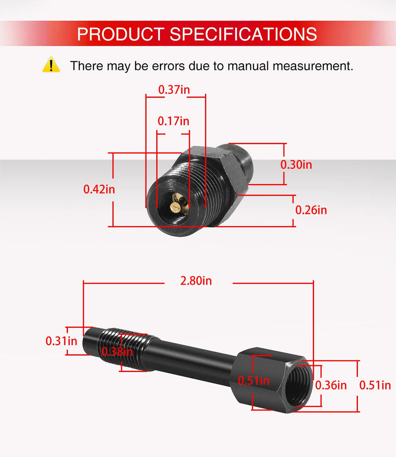 LNG-TU-15-38 Diesel Compression Test Adapt Adapter for Duramax, M10 x 1.25 mm
