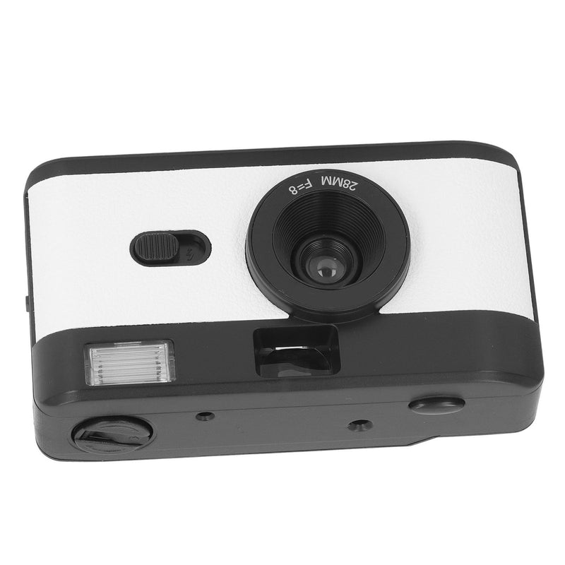 Film Camera 35MM, Reusable with Flash, Supports 135 or 35MM Black and White or Color Film, 28MM F/8 Lens, 1/120s Shutter Speed