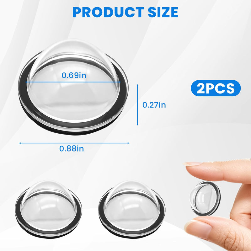 2 PCS Car Camera Lens Protector, Car Camera Cover, Car Lens Guard with 360° All-Round Protection for Most Vehicle Cameras