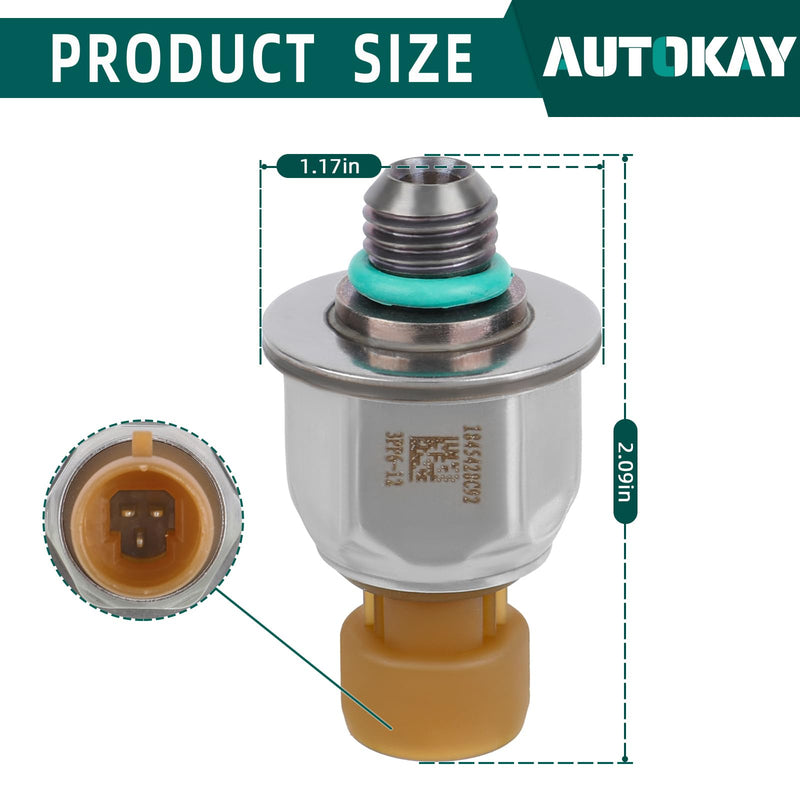 AUTOKAY Powerstroke 6.0 ICP Sensor 1845428C92 4C3Z-9F838 for 2004-2007 Ford