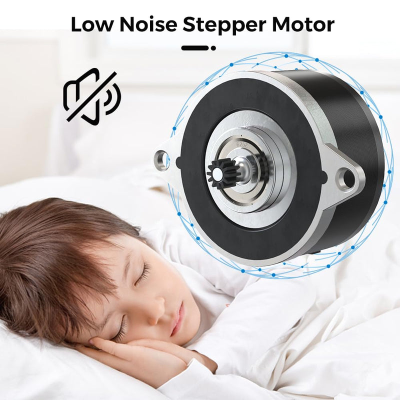 Creality K1/K1 Max/K1C Extruder Motor, Original K1 Max Circular Stepper Motor 3D Printer Extruder Stepper Motor 0.8A 12 Tooth Gear, 3D Printer Stepping Motor for K1 SE/Ender 3 V3/Ender 3 V3 Plus