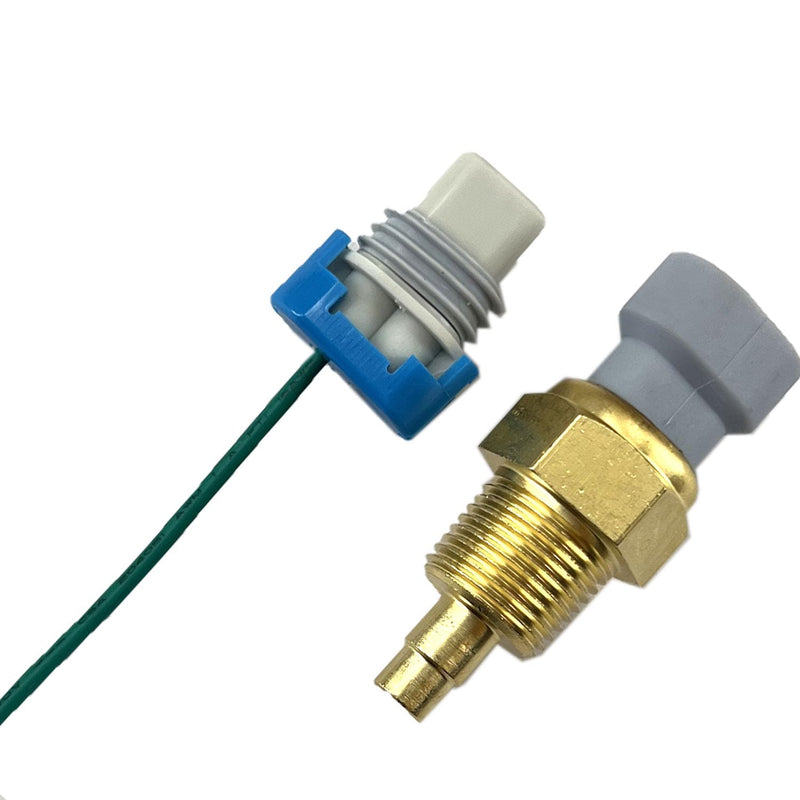 Engine Coolant Temperature Sender with Connector Plug Pigtail Wire Harness Compatible with Blazer Camaro Caprice Corvette Express C1500 Impala S10 Tahoe Jimmy Savana Yukon Regal 25037332