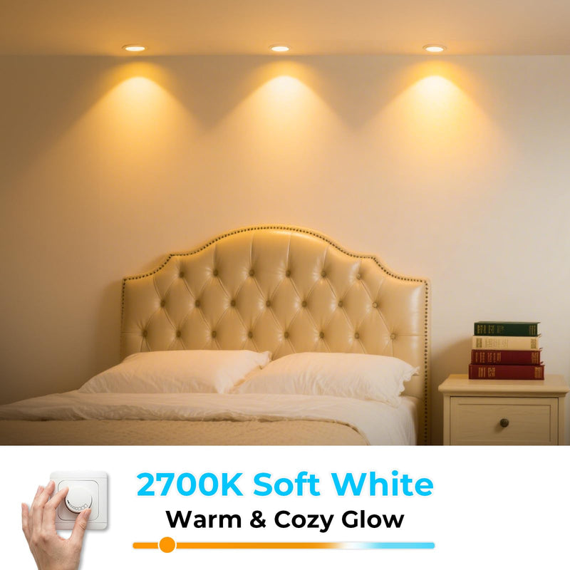 GvvooHome 12 Pack BR30 LED Flood Light Bulbs, 7W (65W Equivalent), 2700K Soft White, 650 Lumens, E26 Base, Dimmable, Indoor Recessed Can Lighting for Living Room, Bedroom, Kitchen