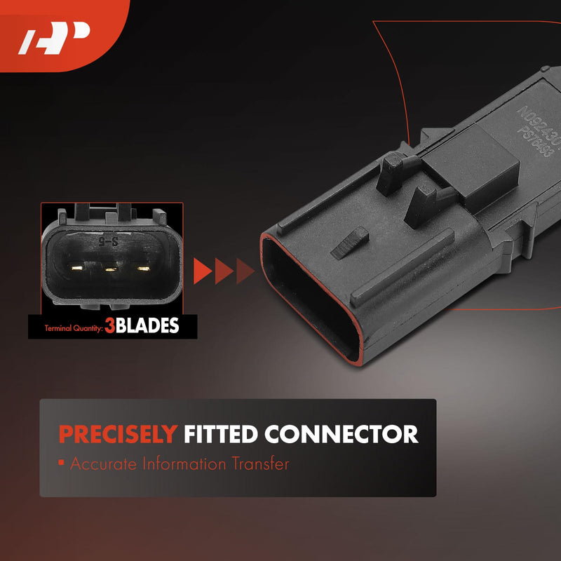 A-Premium Barometric Pressure Sensor [3 Pins] Compatible with Freightliner Argosy & Peterbilt & Western Star & International Harvester & Kenworth & Mack & Roadmaster Rail & Spartan Motors & Volvo