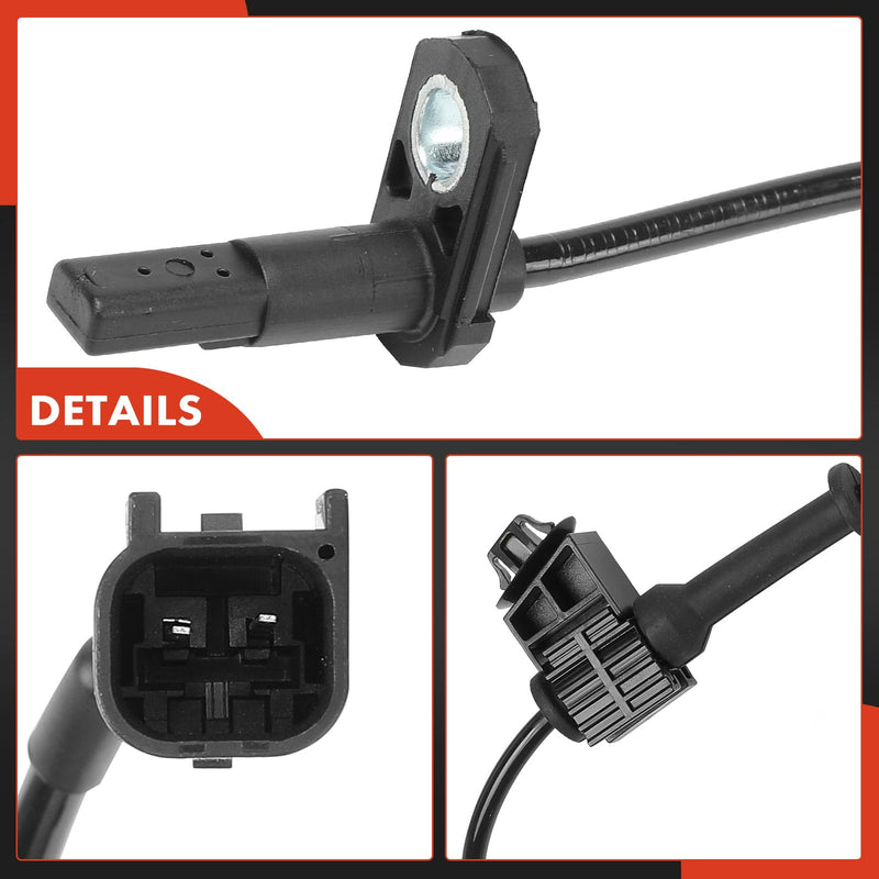 A-Premium Front ABS Wheel Speed Sensor Compatible with Mazda CX-9 CX9 2016 2017 2018 2019, 2.5L - Front Driver or Passenger Side