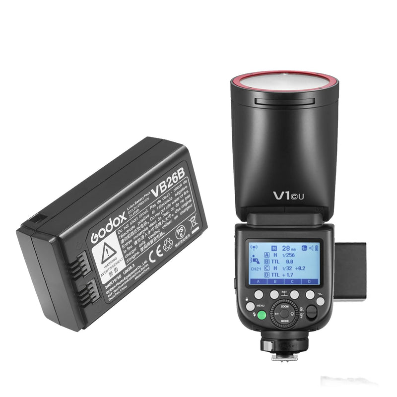 GODOX VB26B 7.2V 3000mAh Rechargeable Lithium-ion Li-ion Battery Pack V1-C V1-N V1-S V1-F V1-O V1-P V850III V860III-C V860III-N V860III-S V860III-F V860III-O On Camera Flash Speedlight