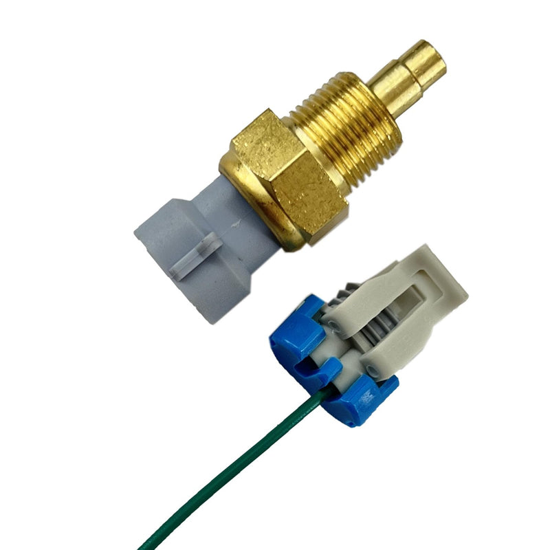 Engine Coolant Temperature Sender with Connector Plug Pigtail Wire Harness Compatible with Blazer Camaro Caprice Corvette Express C1500 Impala S10 Tahoe Jimmy Savana Yukon Regal 25037332
