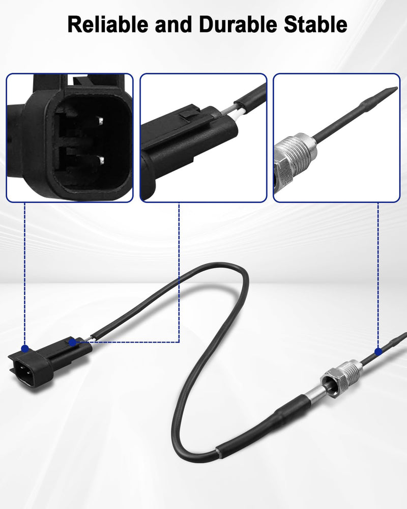 Exhaust Gas Temperature Sensor Fit for Ford F250 F350 F450 F550 Super Duty 6.7L V8 2011-2016 Transit 150 250 350 350HD 3.2L L5 Diesel 2015-2019 Replace AC3Z5J213C AC3Z12B591A