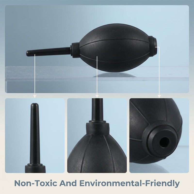 Soft Tip Manual Air Blower Bulb Blower Pump Dust Cleaner Blaster | Silicone, Fit for Watch, Keyboard, Cameras Lens Cleaning, Long Nozzle