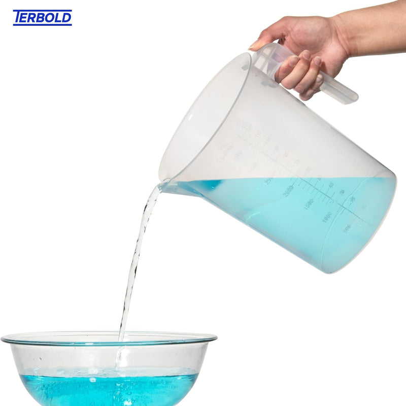 1 Gallon Measuring Pitcher 3-Pack | 3.785 Liter Shatterproof Plastic Large Graduated Mixing Pitchers, 1 Gallon (128 Fl Oz) 1 Gallon (Pack of 3)