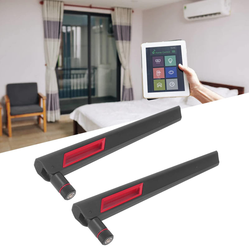 2Pcs Antenna 12dbi 2.4G 5.8G High Gain with RP SMA Male Connector for Network Router/Access Point/USB Adapter/PCI Adapter/IP Camera Range Extender