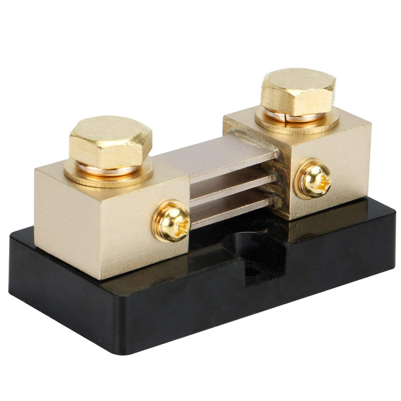 CG 500A 75mV Electrical Ammeter DC Current Shunt Resistor Kit,Metal Ampere Current Shunt,Copper DC Shunt Resistance Resistor Kit
