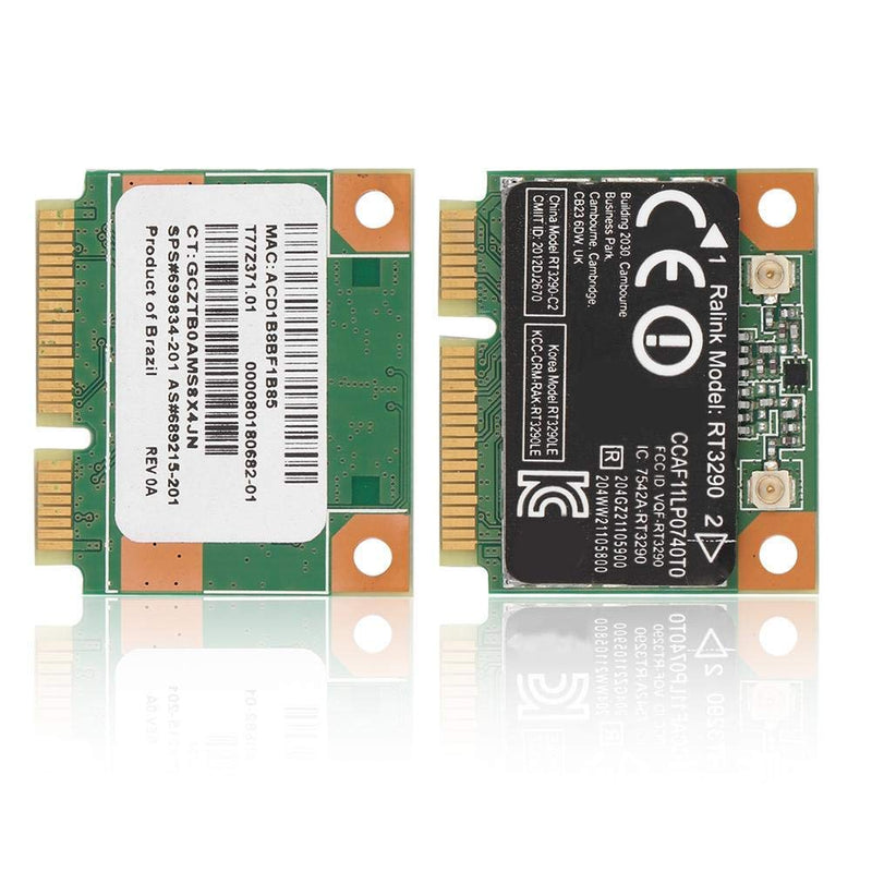 Network Card, RT3290 Mini PCI E Port Network Card, 150Mbps High Speed PCI E Bluetooth Network Card