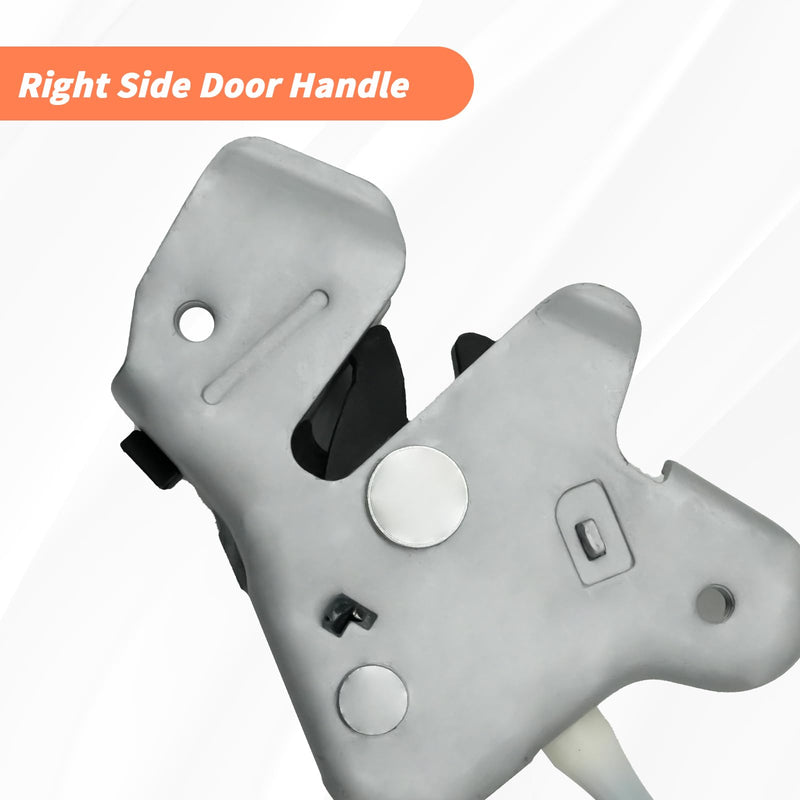 Lower Door Latch with Handle Assembly, Passenger Side, Compatible with 1992-2009 Ford E150 E250 E350 Econoline Van Super Duty, Left Hinged Door, 40% Replaces 6C2Z-15264A01-AA